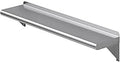 Stainless Steel Wall Shelf 8 x 36 | Metal Shelving | Garage Laundry Storage Utility Room | Restaurant Commercial Kitchen | NSF Certified |