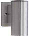 METERO Home Decorators Collection Brushed Nickel Outdoor LED Sconce