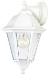 Maxim Westlake-1 Light Outdoor Wall Lantern in Mediterranean Style-9.5 Inches Wide by 24 inches high-White Finish