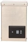 Sollos 120w Outdoor Landscape Lighting Transformer w Built in Photocell &amp Timer 12V Low Voltage (Stainless Steel)