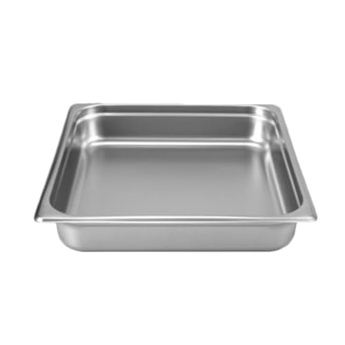 STPA3232 Steam Table Pan 2/3 Size 2-1/2 deep Anti-jam 24 Gauge 18/8 Stainless Steel NSF (Made in China)