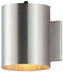 Maxim Lighting 26106AL/PHC Outpost - 1 Light Outdoor Wall Mount with PHc Finish Color: Brushed Aluminum