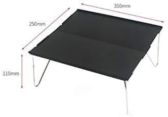 Outdoor Folding Table Aluminum Plate Portable Table Lightweight Mini Furniture for Barbecue Camping Picnic Hiking