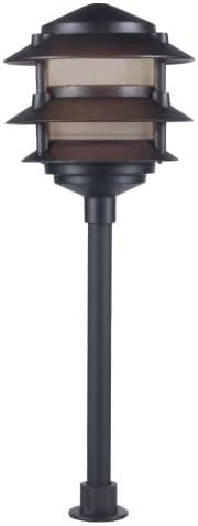 Orbit L2030-C-BR LED Outdoor 3-Tier CAST Aluminum Pagoda Lights- 12V Bronze