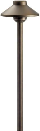 Kichler Stepped Dome Path Light Centennial Brass 20.25x6.25x6.25