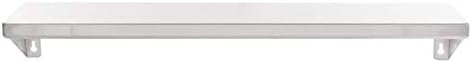 PRO&ampFamily 5 inches x 36 inches Stainless Steel Restroom Wall Mount Shelf. Suitable for use in Restaurant Business Warehouse.
