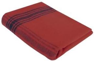 Rothco Striped Outdoor Wool Blanket – Heavyweight Warm and Comfortable Emergency Cover