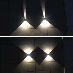 Modern Wall Lights 4 PCS LED Wall Pack Light Waterproof Outdoor Sconces for Porch Patio