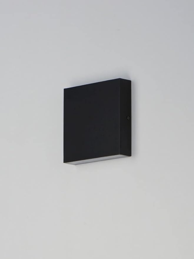 ET2 Brik-8W 2 LED Outdoor Wall Mount-4.75 Inches Wide by 4.75 inches high-White Finish