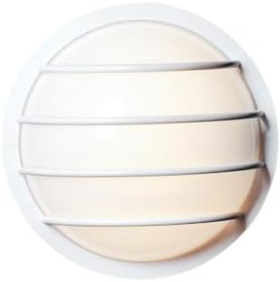 Maxim Lighting 10112FTWT Bulwark-1 Light Outdoor Wall Sconce-10.25 Inches Wide by 10.25 inches high Finish Color: White