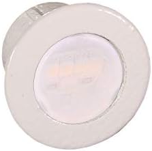 DEKOR LED Recessed Stair Lights Step Lighting for Indoor Outdoor Use (Hammered White Indoor Light Kit)
