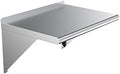 Stainless Steel Wall Shelf | Metal Shelving | Garage Laundry Storage Utility Room | Restaurant Commercial Kitchen | NSF Certified | (24” x 24”)