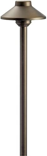 Kichler Stepped Dome Path Light Centennial Brass 20.25x6.25x6.25