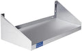Premium Quality Stainless Steel Wall Shelf with Side Guards | Commercial Metal Shelving | | NSF Certified | (24 Long x 12 Deep)