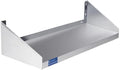 Premium Stainless Steel Wall Shelf with Side Guards | Commercial Metal Wall-Mounted Storage | NSF Certified Utility Shelf for Kitchen Garage or Laundry (30 Long x 12 Deep)