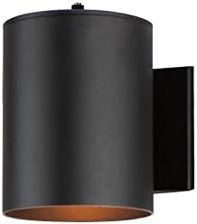Maxim Outpost - 1 Light Outdoor Wall Mount with PHc-Black Finish