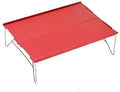 Aluminum Foldable Camping Table Lightweight Portable Outdoor Picnic Desk Ideal for Hiking Fishing Barbecue and Outdoor Activities and Rust-Resistant