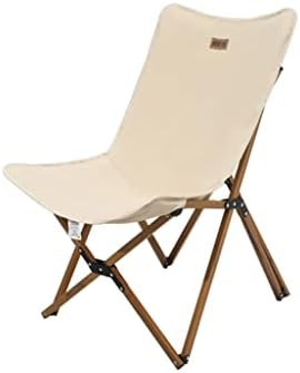 Picnic Chair Folding Chair Camping Camping Picnic Chair Portable Fishing Chair Stool Beach Chair(Color:Beige)
