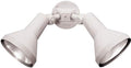 Ciata 15 Outdoor Security Flood Light 2 Head with Heavy Duty Cast Aluminum Body 150W PAR38 Weather White Finish