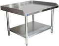 NSF Certified 18 Gauge Heavy Duty Stainless Steel Equipment Grill Stand with Undershelf for Kitchens Utility Rooms Caterers &amp Auto