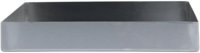 Hubert Stainless Steel Commercial Food Display Pan Rectangular Merchandising Pan for Deli Cases and Buffets 10L x 8W x 1.5H