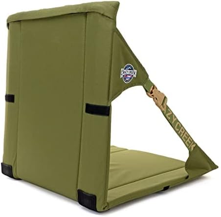 Crazy Creek Original Chair Perfect for Stadium Seats Camping Hiking &amp More Comfort on All Terrains Adjustable Straps Lightweight Design Water-Resistant