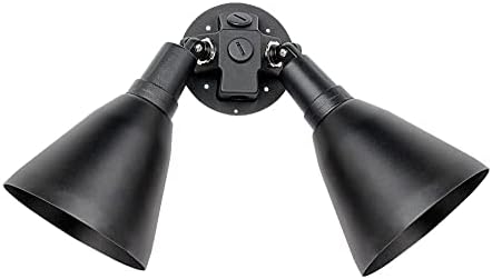 Maxim Spots-2 Light Outdoor Wall Mount in style-17.75 Inches Wide by 13 inches high-Black Finish