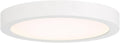 Savoy House 6-3333-7-WH Lighting Assets T24 Compliant Outdoor Low Profile Flush Mount Integrated LED 1-Light 15 Watt 1 H x 7 W White