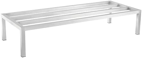 Commercial NSF Aluminum Dunnage Rack - 2000 lb. Weight Capacity - 60x18x12 (28W-138)