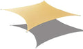 Alion Home Rectangle Shade Sails - Shade Sail for Outdoor Playground Pool Deck Shade Sail Driveway - UV Sun Block Fabric (Other Size Beige)