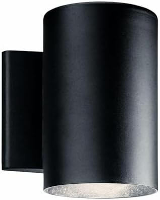 Kichler 11309BKTLED No Family Outdoor Wall-Small 7.00x6.50x5.00 Textured Black