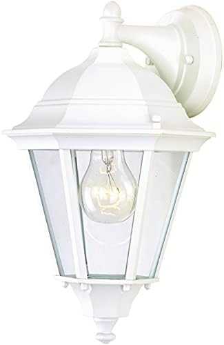 Maxim Westlake-1 Light Outdoor Wall Lantern in Mediterranean Style-9.5 Inches Wide by 24 inches high-White Finish