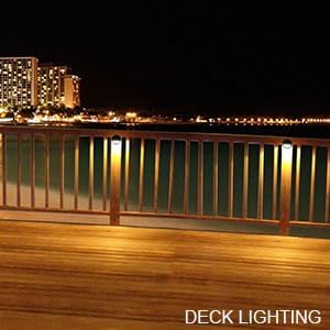 Lumina Lighting® 2W Landscape Deck Lights (2 Pack) | Low Voltage Landscape Deck Lights Waterproof - Outdoor Patio Step Deck Lighting 12V 3000K Replaceable G4 LED Bulb Included DSL0103-BKLED2 (Black)