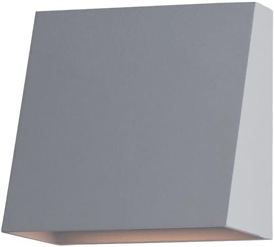Maxim Lighting 52120SV Pathfinder - 15W 1 LED Outdoor Wall Sconce with Photocell-7 Inches Tall and 5.5 Inches Wide Finish Color: Silver