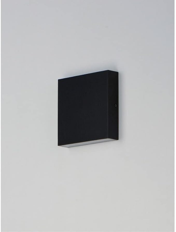ET2 Brik-8W 2 LED Outdoor Wall Mount-4.75 Inches Wide by 4.75 inches high-White Finish