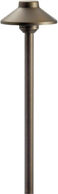 Kichler Stepped Dome Path Light Centennial Brass 20.25x6.25x6.25