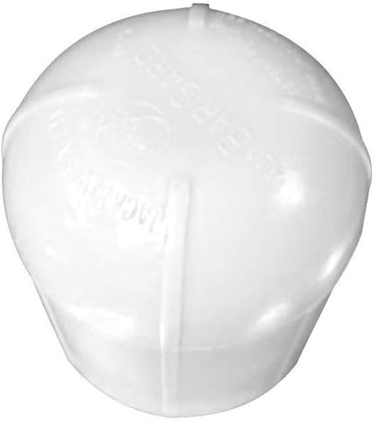 Plastic Tent Stake Cap | Protective Cover to Safely Cover Obtrusive Tent Stakes | White | Pack of 100