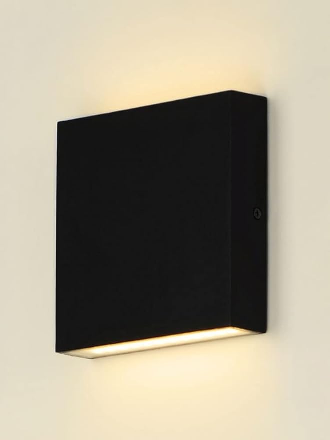 ET2 Brik-8W 2 LED Outdoor Wall Mount-4.75 Inches Wide by 4.75 inches high-White Finish