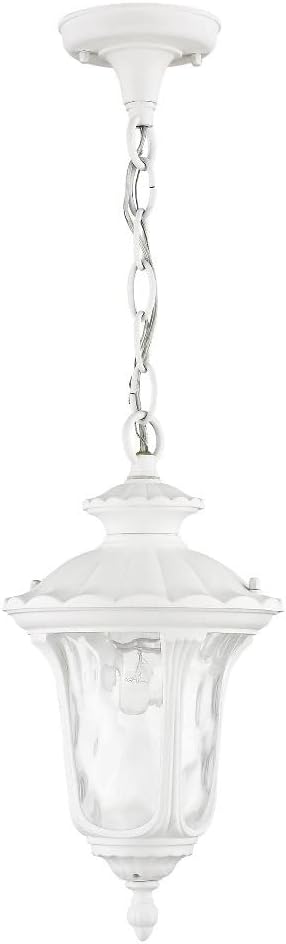 Livex Lighting 7849-07 Oxford 1-Light Outdoor Hanging Lantern Bronze