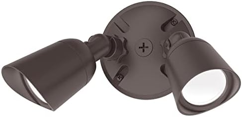 WAC Lighting Endurance Double Spot Energy Star 30W LED Spot Light 5000K in Bronze