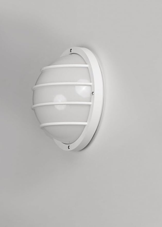 Maxim Lighting 10112FTWT Bulwark-1 Light Outdoor Wall Sconce-10.25 Inches Wide by 10.25 inches high Finish Color: White