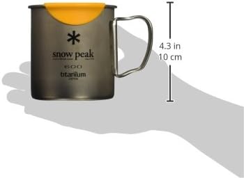 Snow Peak Lightweight Single Wall Titanium Backpacking Camping Mug