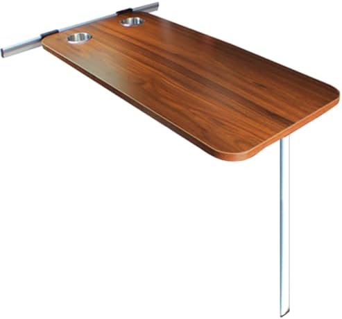 Folding RV Wall Mounted Table Multifunctional Dining Table for Motorhome Camper Home Office Outdoor Camping Picnic - Space-Saving Gray Design