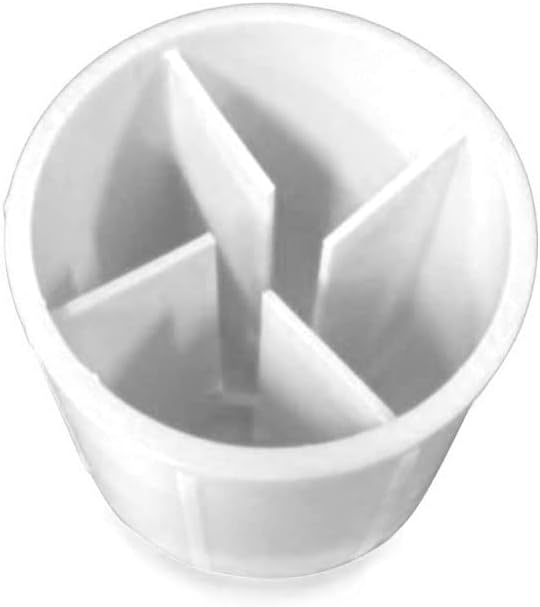 Plastic Tent Stake Cap | Protective Cover to Safely Cover Obtrusive Tent Stakes | White | Pack of 100