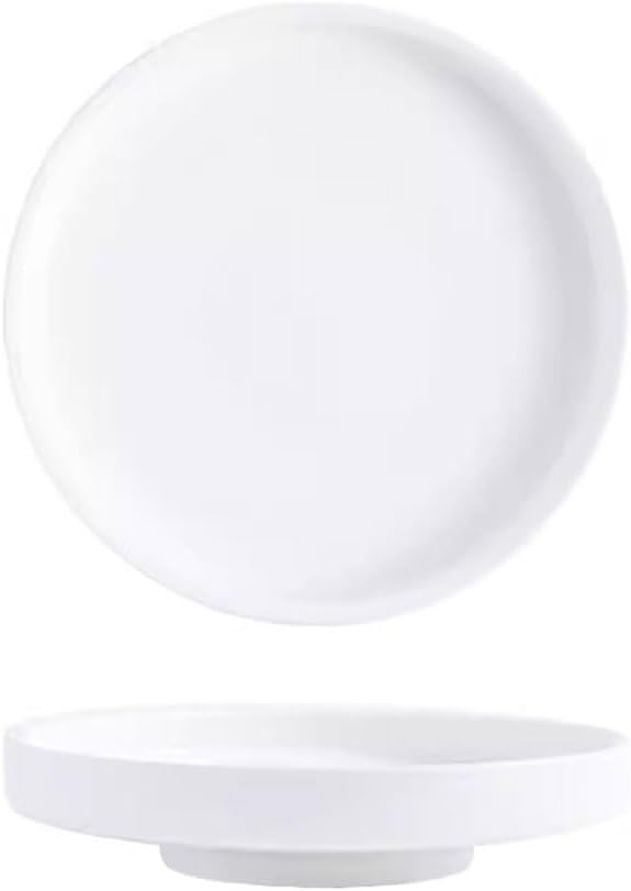 Camping Plates Plate Household Tableware Creative Fashion Hotel Nordic Good-Looking Dish Fruit Dinner Decorative Plate(Medium)