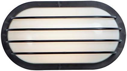 Maxim Bulwark-15W 1 LED Outdoor Wall Sconce-10.5 Inches Wide by 5.75 inches high-Black Finish