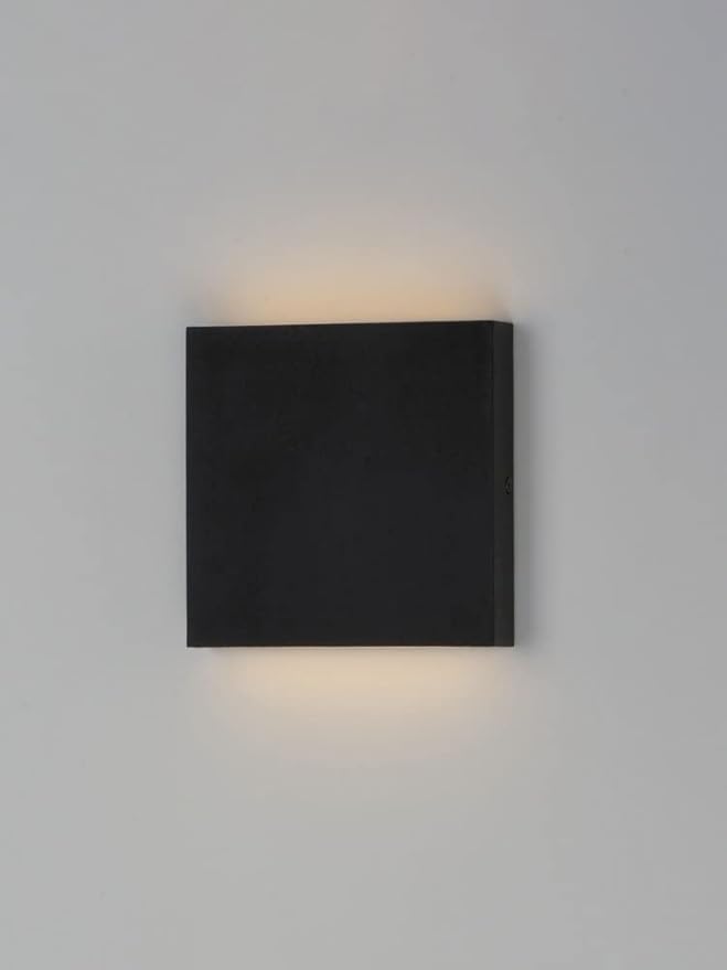 ET2 Brik-8W 2 LED Outdoor Wall Mount-4.75 Inches Wide by 4.75 inches high-White Finish