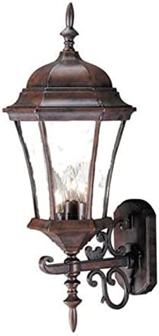 Acclaim 5025BW Brynmawr Collection 3-Light Wall Mount Outdoor Light Fixture Burled Walnut