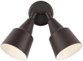 Generation Lighting 8560702-71 Large-Sized Outdoor Flood Light Adjustable Swivel Aluminum Flood Light 2-Light 240 Total Watts 13 H x 23 W Antique Bronze