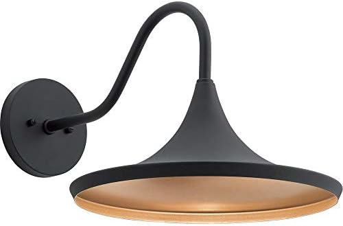Kichler 59029BKTLED Elias Outdoor Wall Sconce 1-Light 9 Watts Textured Black
